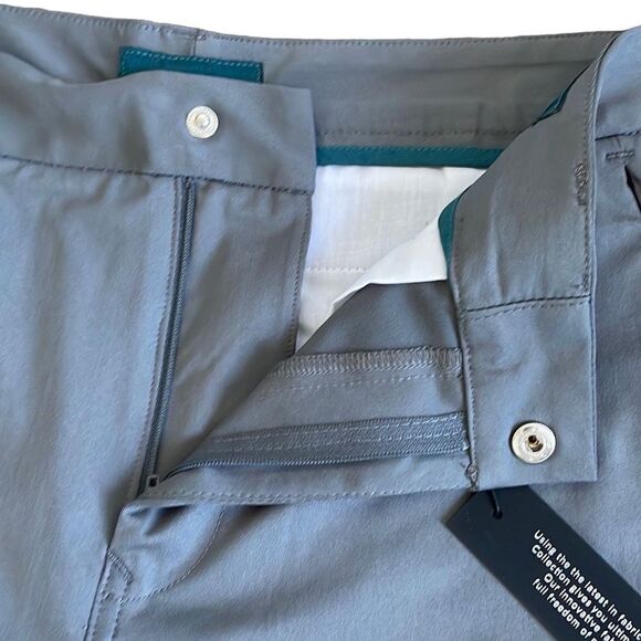 NWT Taylrd Gray Warp Knit Pants/Slacks - Size 32x30 - Picture 8 of 15